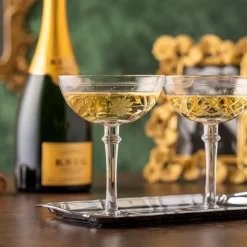 Champagne>HADELAND GLASSVERK Elizabeth Champagneskål Blomsterslip 25cl Klar
