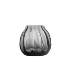 Lys>HADELAND GLASSVERK Ella Lyslykt 90mm Røkgrå