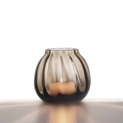 Lys>HADELAND GLASSVERK Ella Lyslykt 90mm Kakao