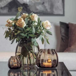 Dekor|Vaser>HADELAND GLASSVERK Ella Vase Kakao 22cm