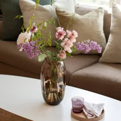 Dekor|Vaser>HADELAND GLASSVERK Ella Vase 29cm Kakao