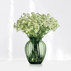 Dekor|Vaser>HADELAND GLASSVERK Emily Vase 26,5cm Grønn Optikk