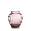 Dekor|Vaser>HADELAND GLASSVERK Emily Vase 23cm Rosa Optikk