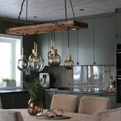 Anbefalte Kombinasjoner|Taklamper>HADELAND GLASSVERK Krystalkule Taklampe