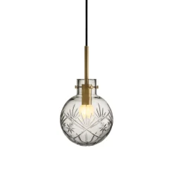 Taklamper|Lamper Fra Hadeland Glassverk>HADELAND GLASSVERK Krystallkule Taklampe