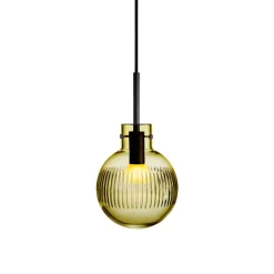 Taklamper|Lamper Fra Hadeland Glassverk>HADELAND GLASSVERK Krystallkule Taklampe Skjær Oliven