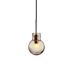 Taklamper|Lamper Fra Hadeland Glassverk>HADELAND GLASSVERK Krystallkule Taklampe Soda Kakao