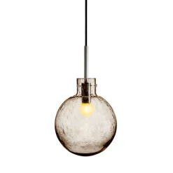 Taklamper|Lamper Fra Hadeland Glassverk>HADELAND GLASSVERK Krystallkule Taklampe Soda Kakao