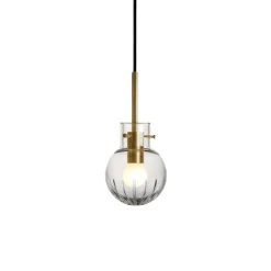 Taklamper|Lamper Fra Hadeland Glassverk>HADELAND GLASSVERK Krystallkule Taklampe Stor Stjerne Klar