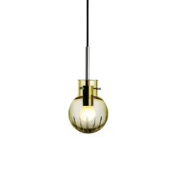 Taklamper|Lamper Fra Hadeland Glassverk>HADELAND GLASSVERK Krystallkule Taklampe Stor Stjerne Oliven