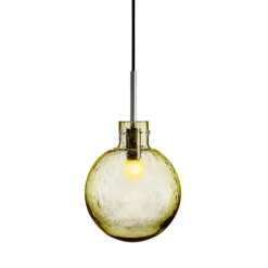 Lamper Fra Hadeland Glassverk|Taklamper>HADELAND GLASSVERK Krystallkule Taklampe Soda Oliven