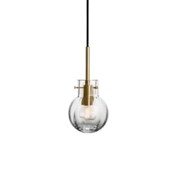 Taklamper|Lamper Fra Hadeland Glassverk>HADELAND GLASSVERK Krystallkule Lampe