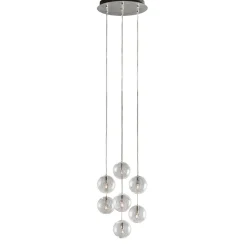 Anbefalte Kombinasjoner|Taklamper>HADELAND GLASSVERK Krystallballer Soda 7-pakning 120 mm
