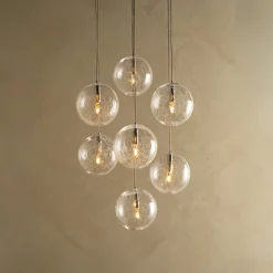 Anbefalte Kombinasjoner|Taklamper>HADELAND GLASSVERK Krystallballer Soda 7-pakning 120 mm