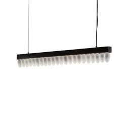 Taklamper|Lamper Fra Hadeland Glassverk>HADELAND GLASSVERK Krystallkongle Taklampe 1250mm