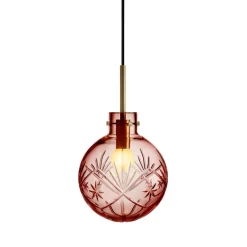 Taklamper|Lamper Fra Hadeland Glassverk>HADELAND GLASSVERK Krystallkule Taklampe