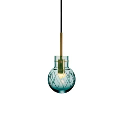 Taklamper|Lamper Fra Hadeland Glassverk>HADELAND GLASSVERK Krystallkule Lampe