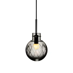 Taklamper|Lamper Fra Hadeland Glassverk>HADELAND GLASSVERK Krystallkule Taklampe