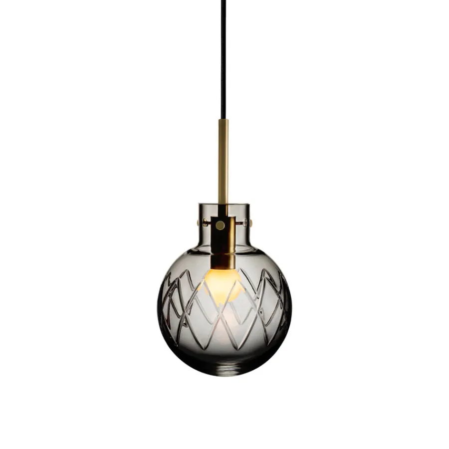 Taklamper|Lamper Fra Hadeland Glassverk>HADELAND GLASSVERK Krystallkule Taklampe