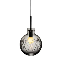 Taklamper|Lamper Fra Hadeland Glassverk>HADELAND GLASSVERK Krystallkule Taklampe