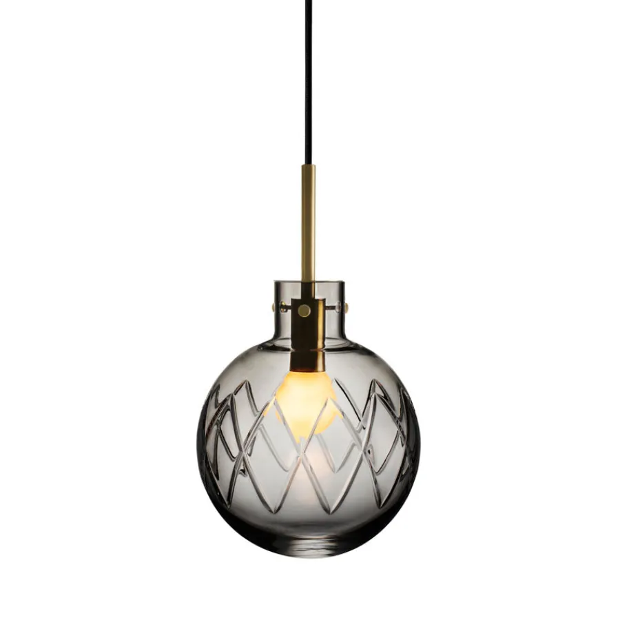 Taklamper|Lamper Fra Hadeland Glassverk>HADELAND GLASSVERK Krystallkule Taklampe
