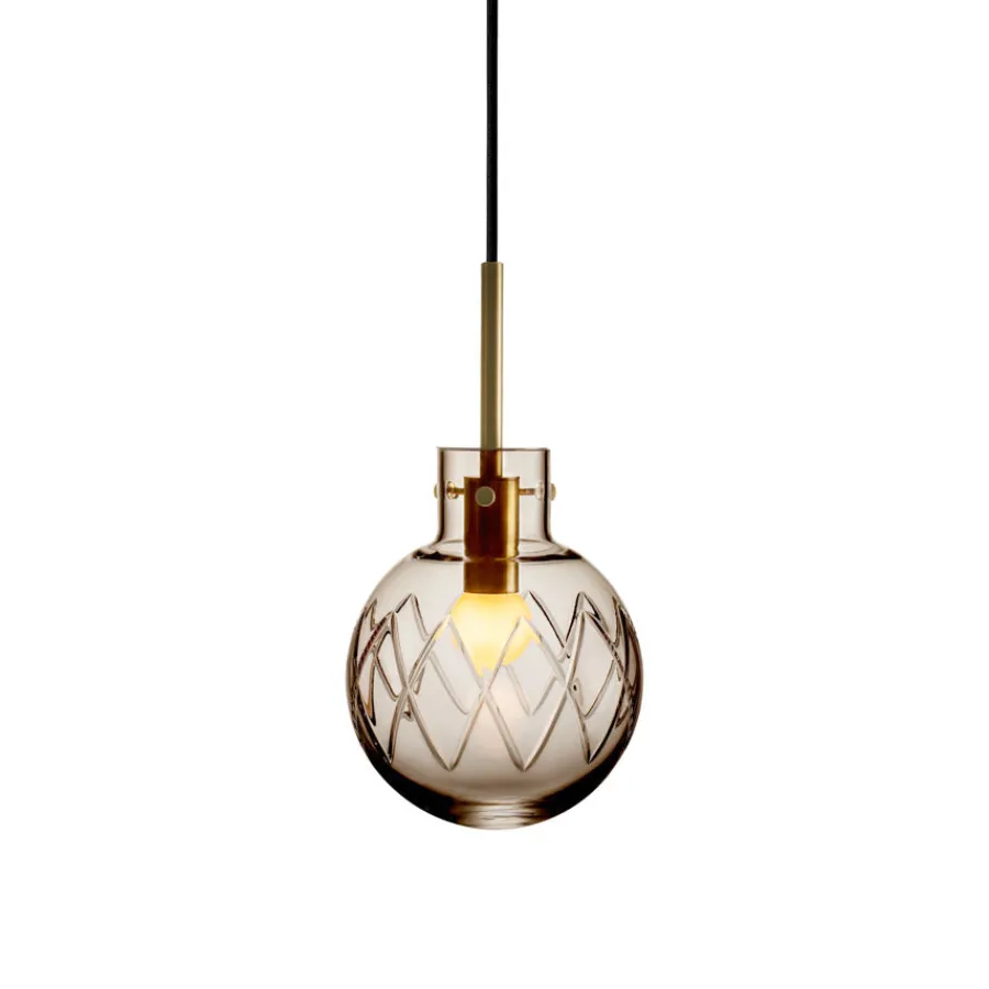 Taklamper|Lamper Fra Hadeland Glassverk>HADELAND GLASSVERK Krystallkule Taklampe