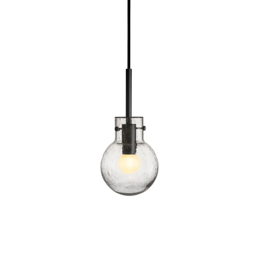 Taklamper|Lamper Fra Hadeland Glassverk>HADELAND GLASSVERK Krystallkule Taklampe Soda Klar
