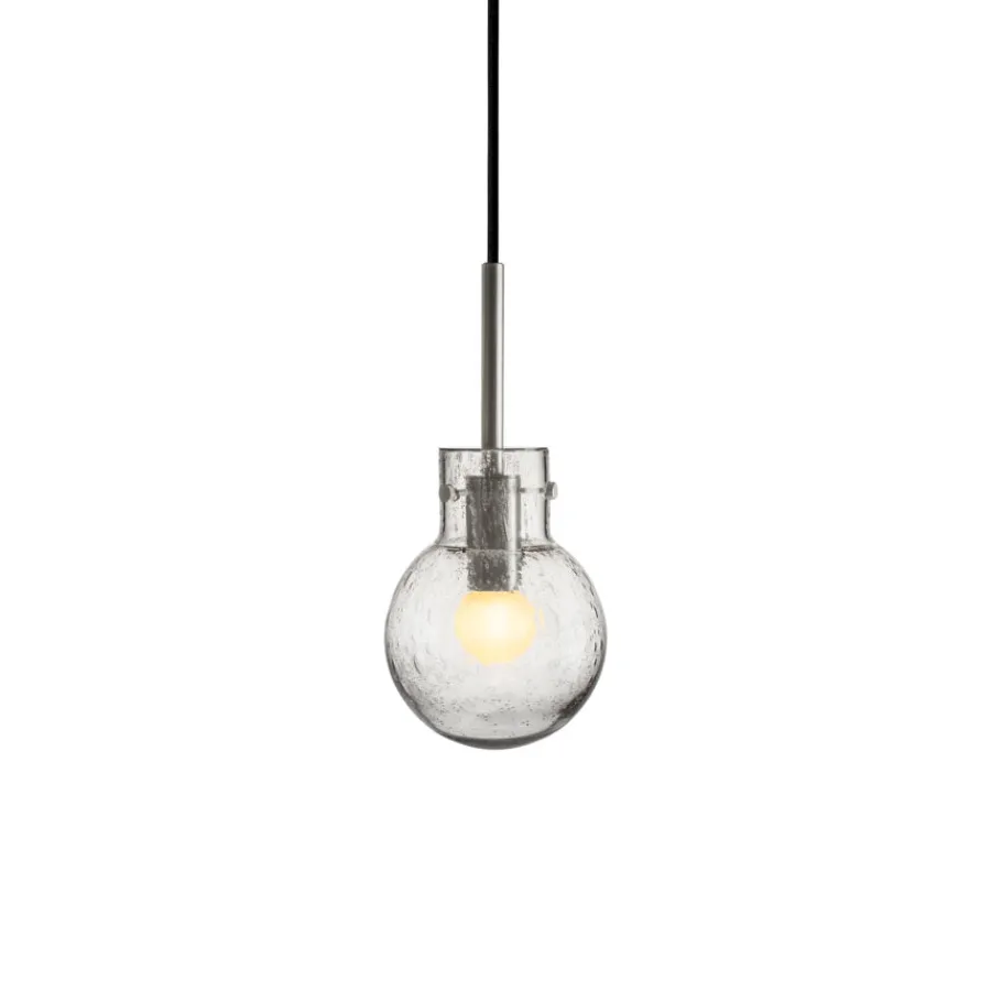 Taklamper|Lamper Fra Hadeland Glassverk>HADELAND GLASSVERK Krystallkule Taklampe Soda Klar