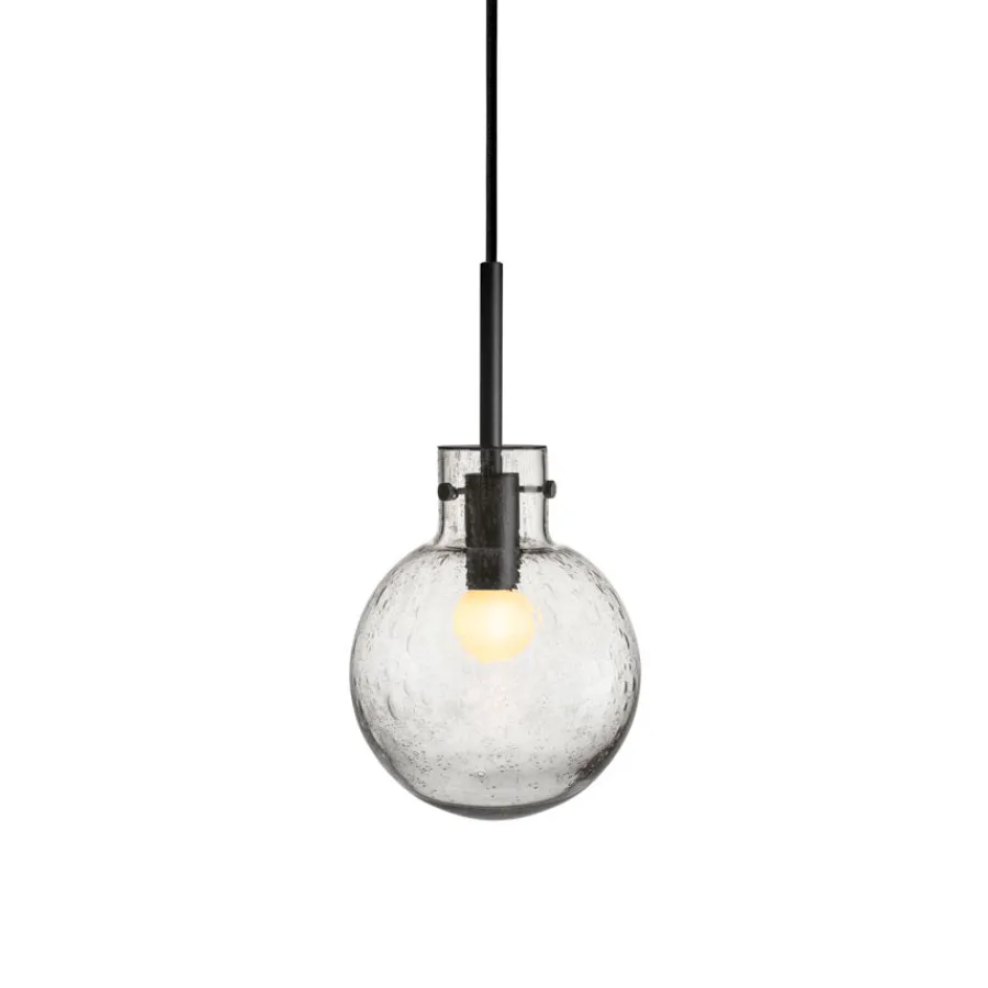 Taklamper|Lamper Fra Hadeland Glassverk>HADELAND GLASSVERK Krystallkule Taklampe Soda Klar