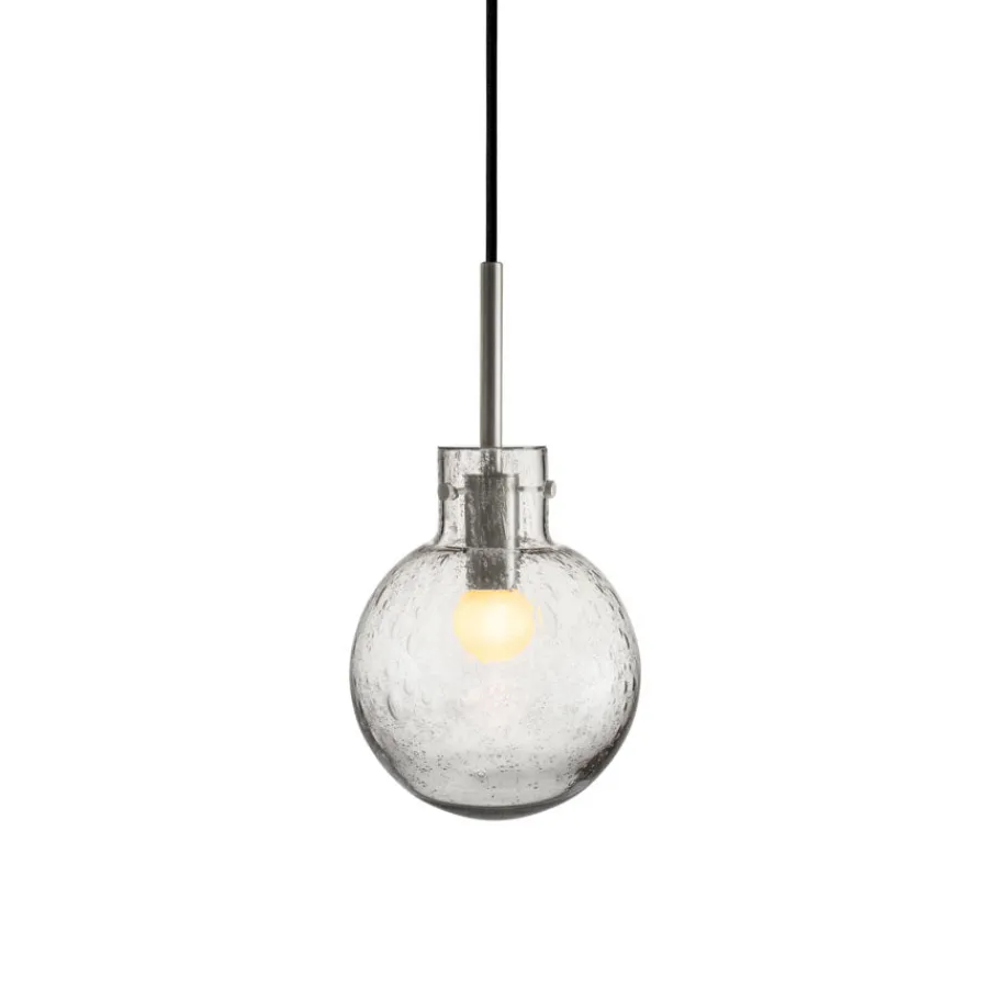 Taklamper|Lamper Fra Hadeland Glassverk>HADELAND GLASSVERK Krystallkule Taklampe Soda Klar