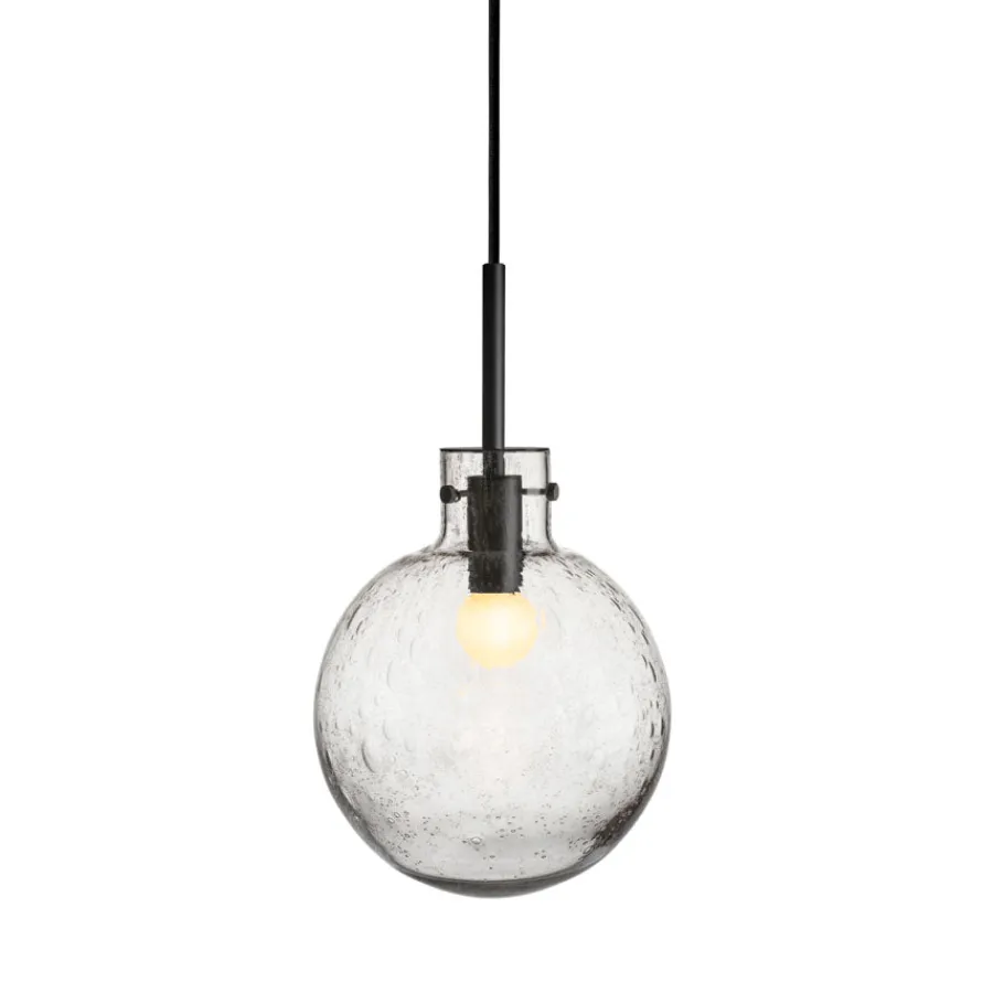 Taklamper|Lamper Fra Hadeland Glassverk>HADELAND GLASSVERK Krystallkule Taklampe Soda Klar