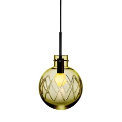 Taklamper|Lamper Fra Hadeland Glassverk>HADELAND GLASSVERK Krystallkule Taklampe