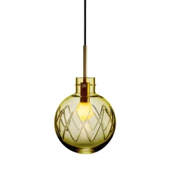 Taklamper|Lamper Fra Hadeland Glassverk>HADELAND GLASSVERK Krystallkule Taklampe