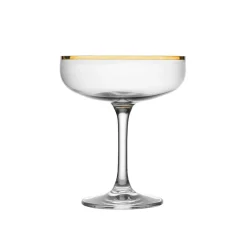 Champagne>HADELAND GLASSVERK Odyssè Cavaskål Gullkant 2stk 25cl
