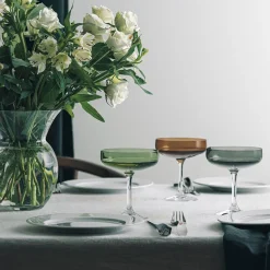 Champagne>HADELAND GLASSVERK Odyssé Cavaskål Røkgrå 25cl 2pk