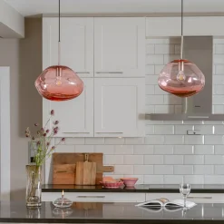 Taklamper|Lamper Fra Hadeland Glassverk>HADELAND GLASSVERK Pendellampe Morgenrød