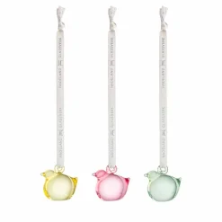 Dekor>HADELAND GLASSVERK Påskekyllinger Oppheng Klar 3pk