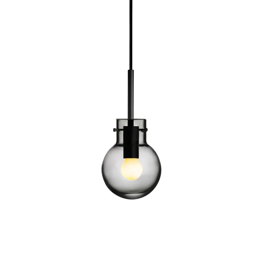 Taklamper|Lamper Fra Hadeland Glassverk>HADELAND GLASSVERK Røkgrå Taklampe