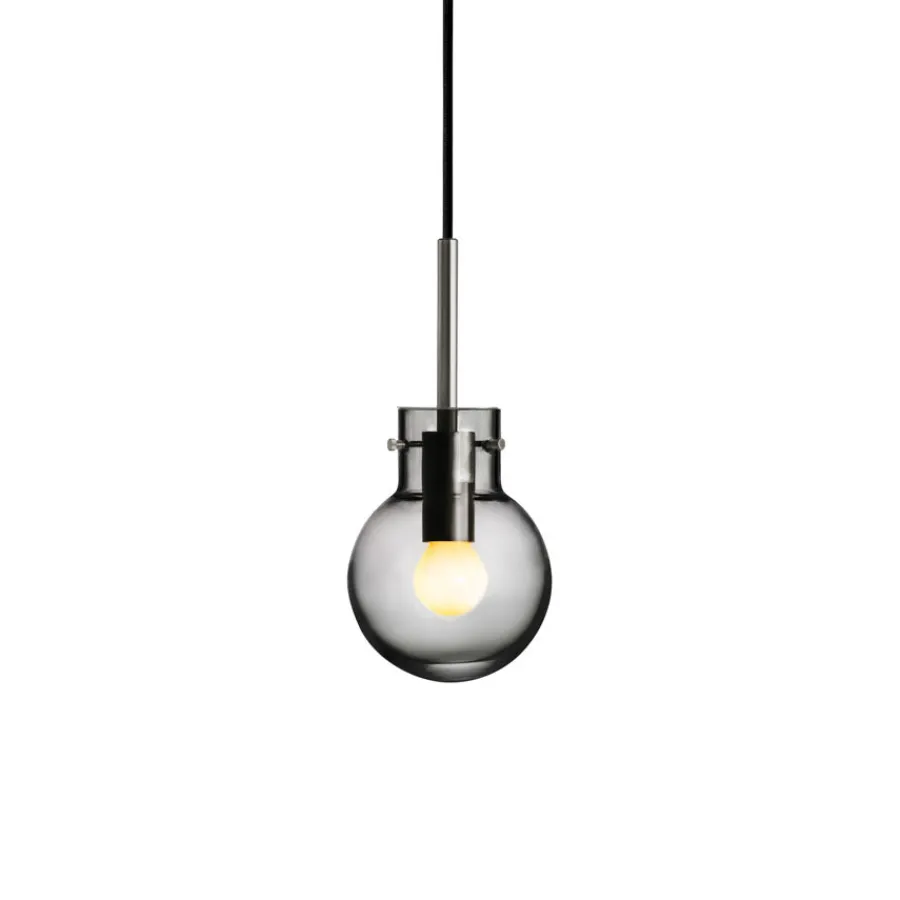 Taklamper|Lamper Fra Hadeland Glassverk>HADELAND GLASSVERK Røkgrå Taklampe