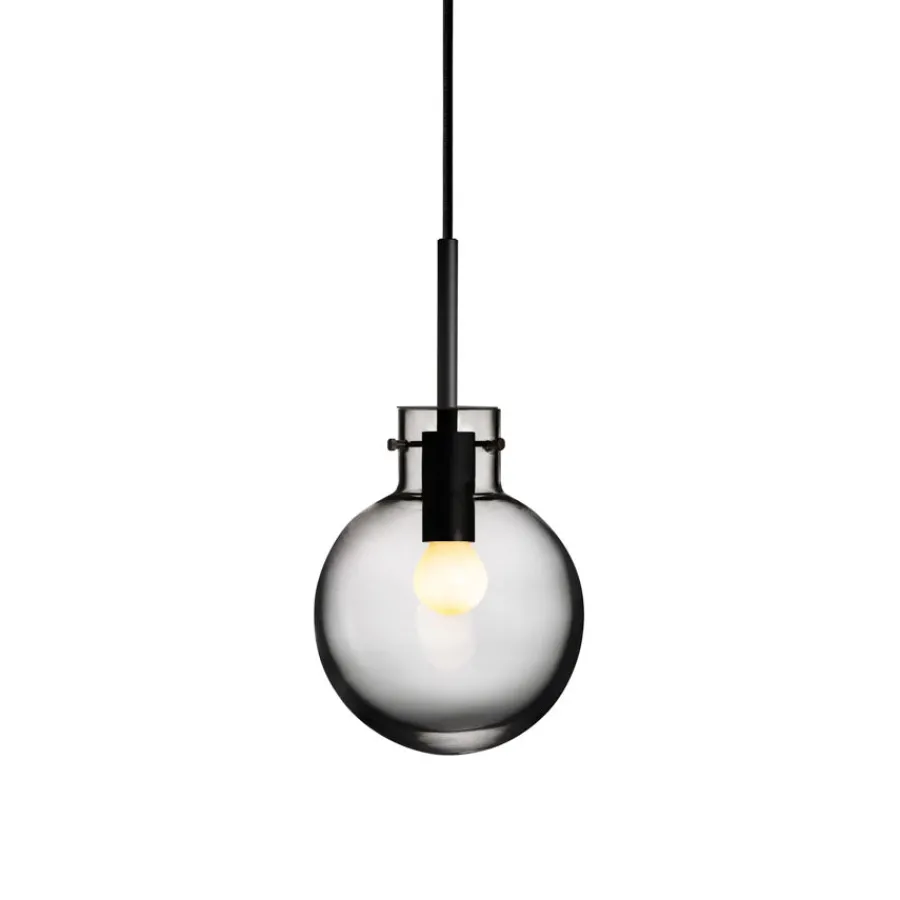 Taklamper|Lamper Fra Hadeland Glassverk>HADELAND GLASSVERK Røkgrå Taklampe