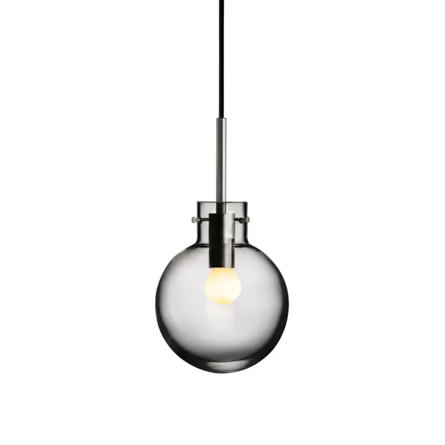 Taklamper|Lamper Fra Hadeland Glassverk>HADELAND GLASSVERK Røkgrå Taklampe