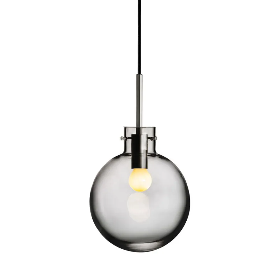 Taklamper|Lamper Fra Hadeland Glassverk>HADELAND GLASSVERK Røkgrå Taklampe