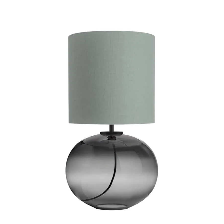 Bordlamper|Lamper Fra Hadeland Glassverk>HADELAND GLASSVERK Senja Bordlampe Røkgrå