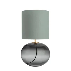 Bordlamper|Lamper Fra Hadeland Glassverk>HADELAND GLASSVERK Senja Bordlampe Røkgrå