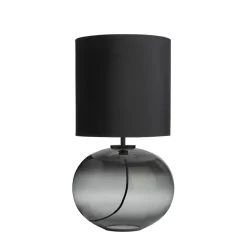 Bordlamper|Lamper Fra Hadeland Glassverk>HADELAND GLASSVERK Senja Bordlampe Røkgrå