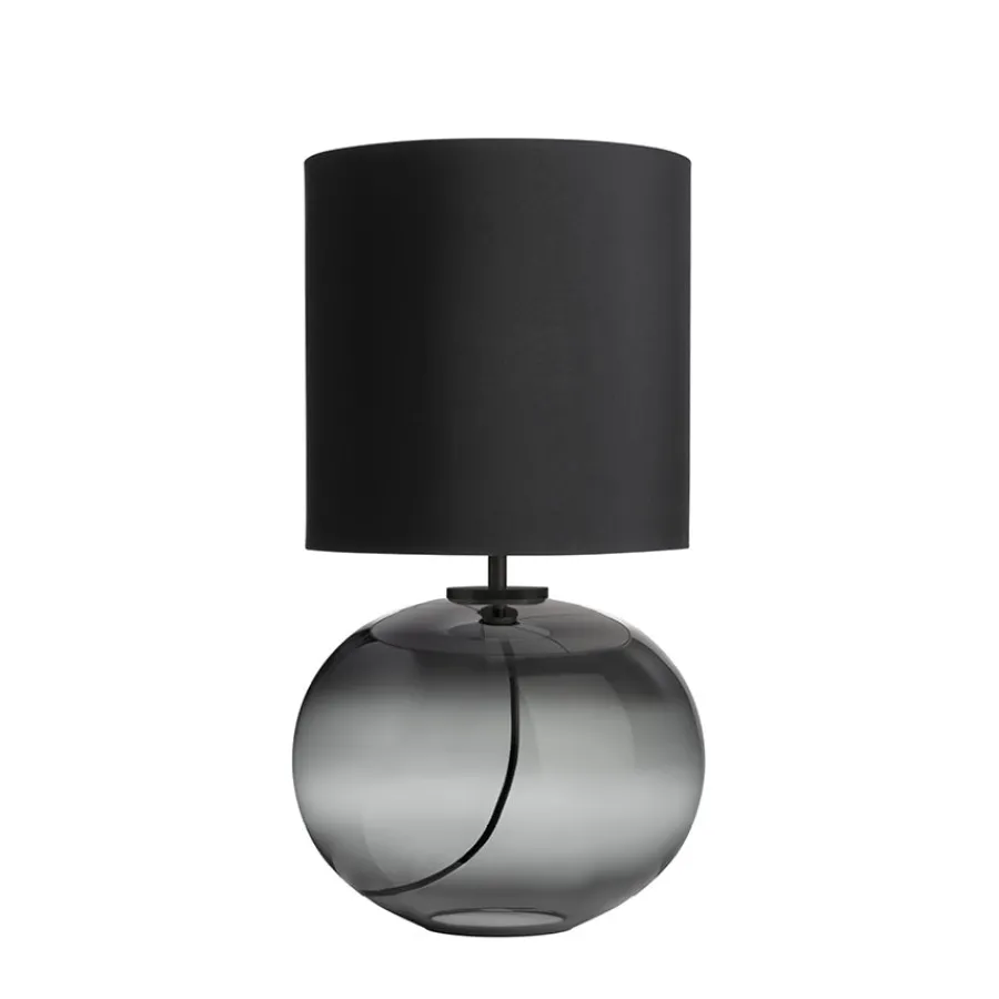 Bordlamper|Lamper Fra Hadeland Glassverk>HADELAND GLASSVERK Senja Bordlampe Røkgrå
