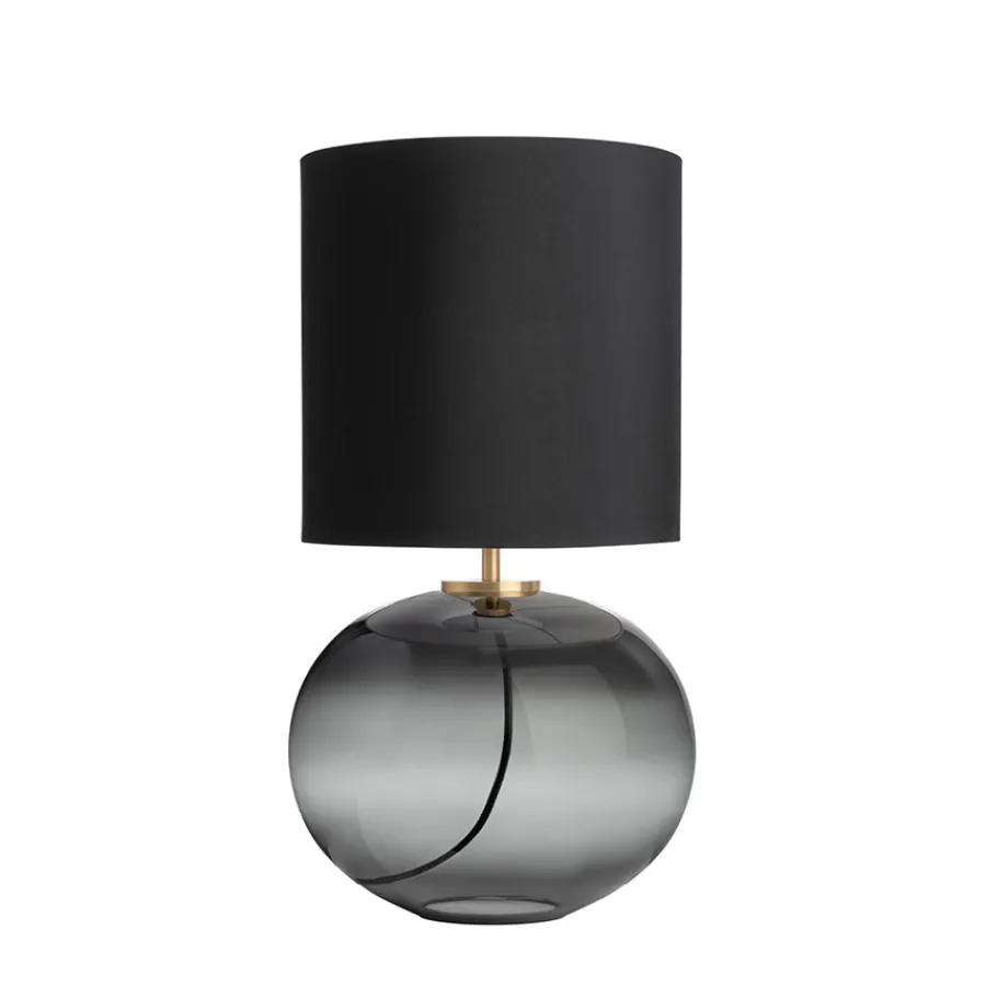 Bordlamper|Lamper Fra Hadeland Glassverk>HADELAND GLASSVERK Senja Bordlampe Røkgrå