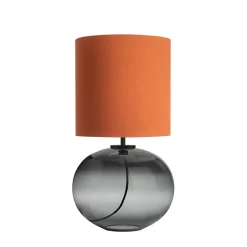 Bordlamper|Lamper Fra Hadeland Glassverk>HADELAND GLASSVERK Senja Bordlampe Røkgrå