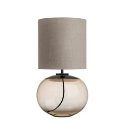 Bordlamper|Lamper Fra Hadeland Glassverk>HADELAND GLASSVERK Senja Bordlampe Kakao