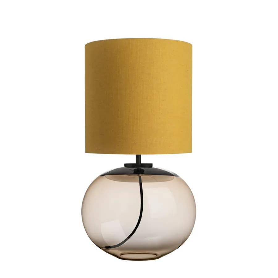 Bordlamper|Lamper Fra Hadeland Glassverk>HADELAND GLASSVERK Senja Bordlampe Kakao